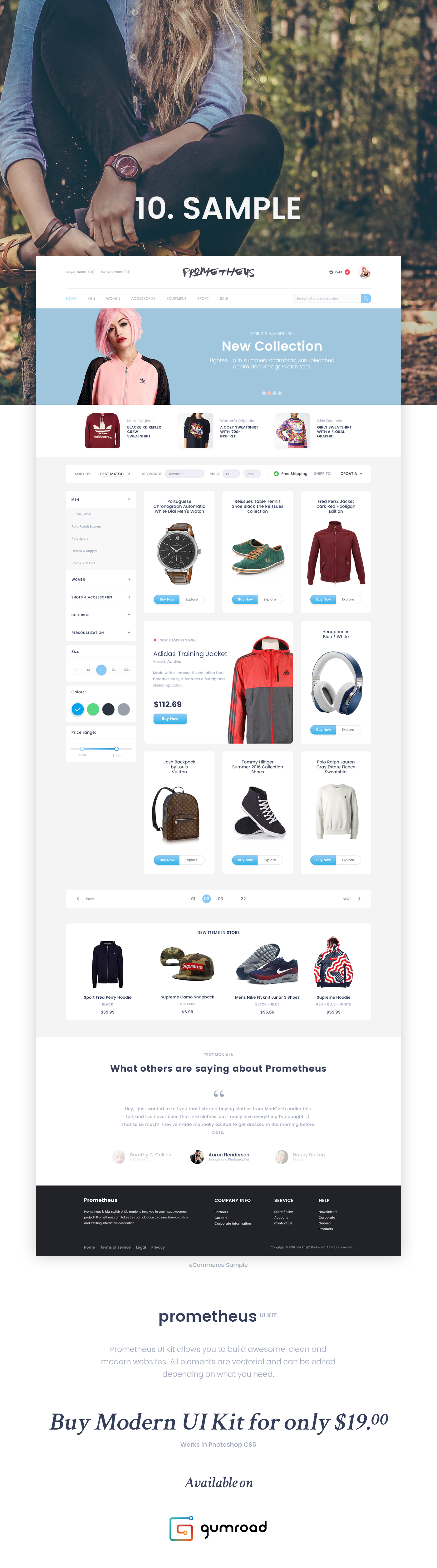 超强大的在线购物Web App UI工具包集合 Ultra-Strong Online Shopping Web App UI Toolkit Collection_img_2