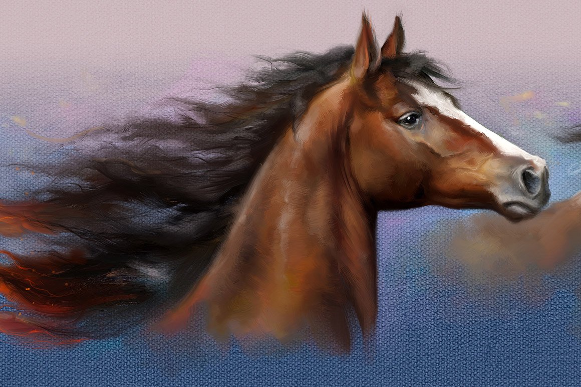 逼真的素描和油墨涂料绘画PS笔刷 The Perfect Oils, MixerBrush Presets_img_2