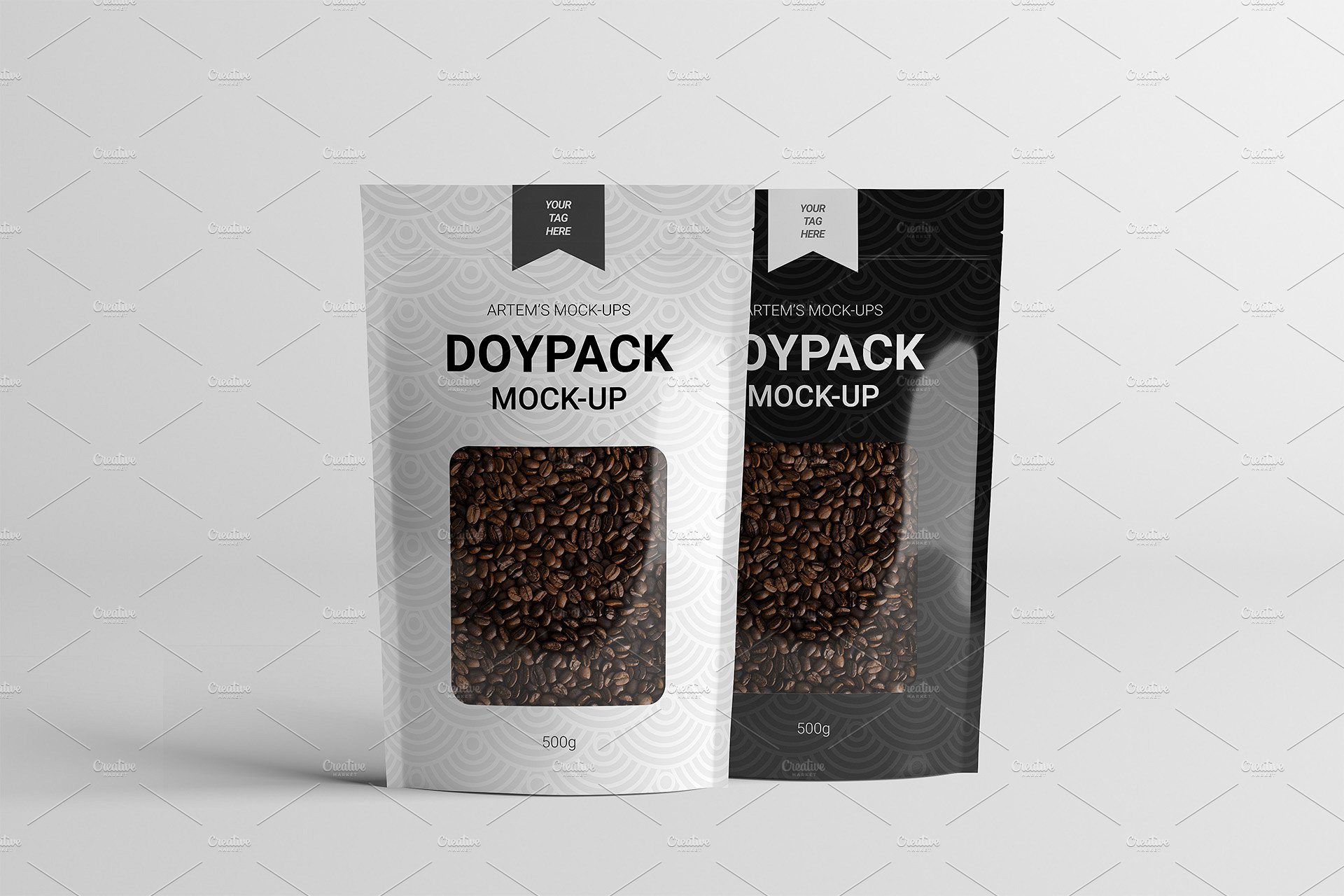 高品质的咖啡食品塑料封口包装袋样机 High Quality Coffee Food Plastic Sealing Packaging Bag Prototype_img_2