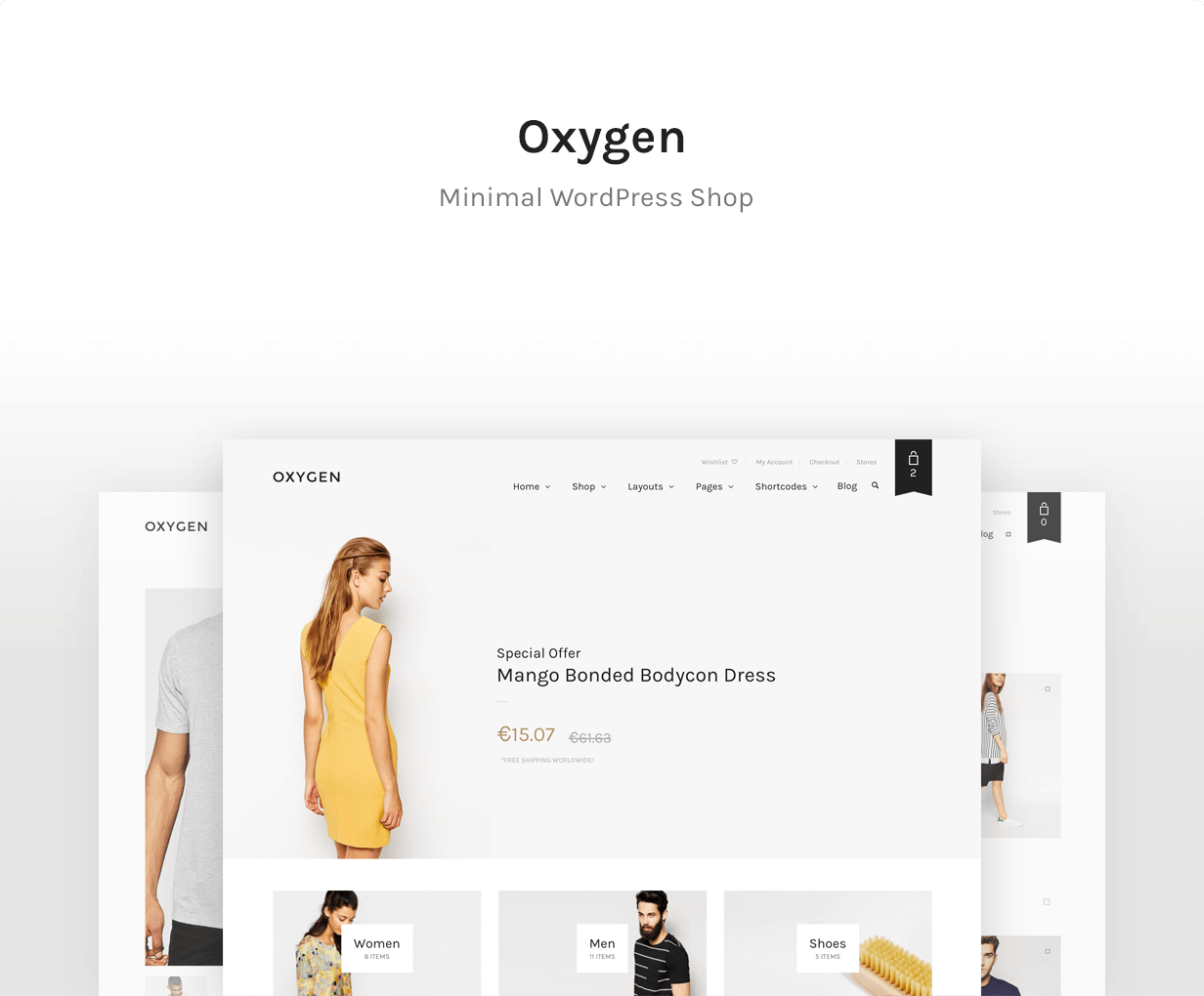 简约时尚的服装在线购物商城WordPress主题模板 Oxygen - WooCommerce WordPress Theme_img_2