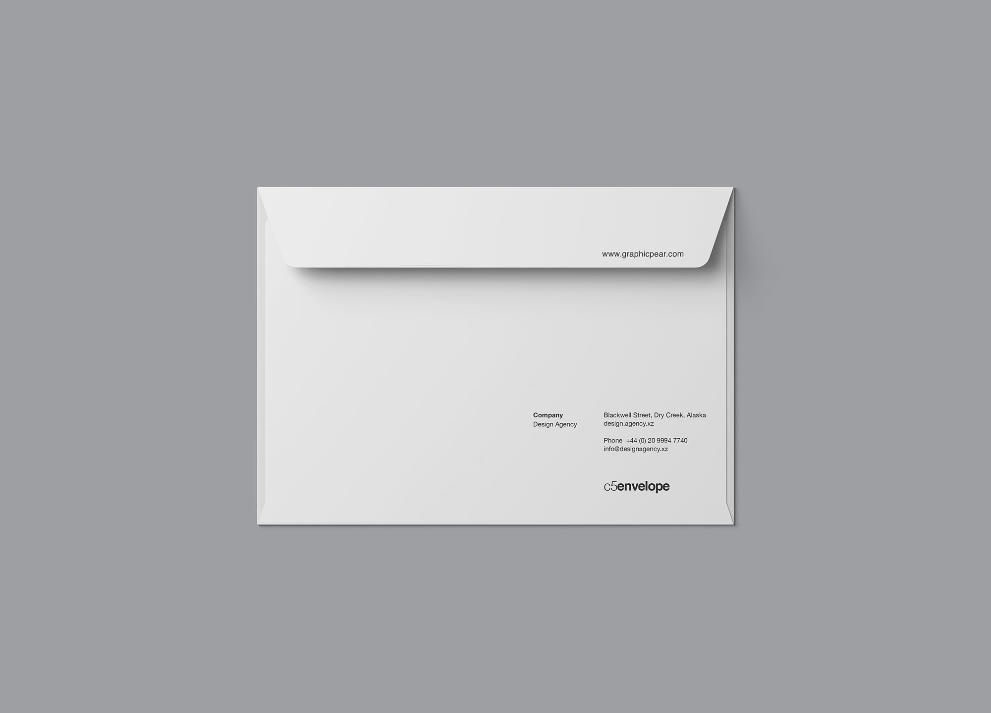 7种不同视图的高级C5信封样机 7 Different Views Advanced C5 Envelope Mockup_img_2