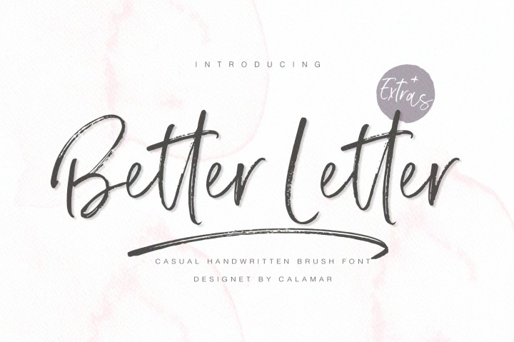 清新时尚的手写书法字体合集 Fresh And Fashionable Handwritten Calligraphy Font Collection_img_2