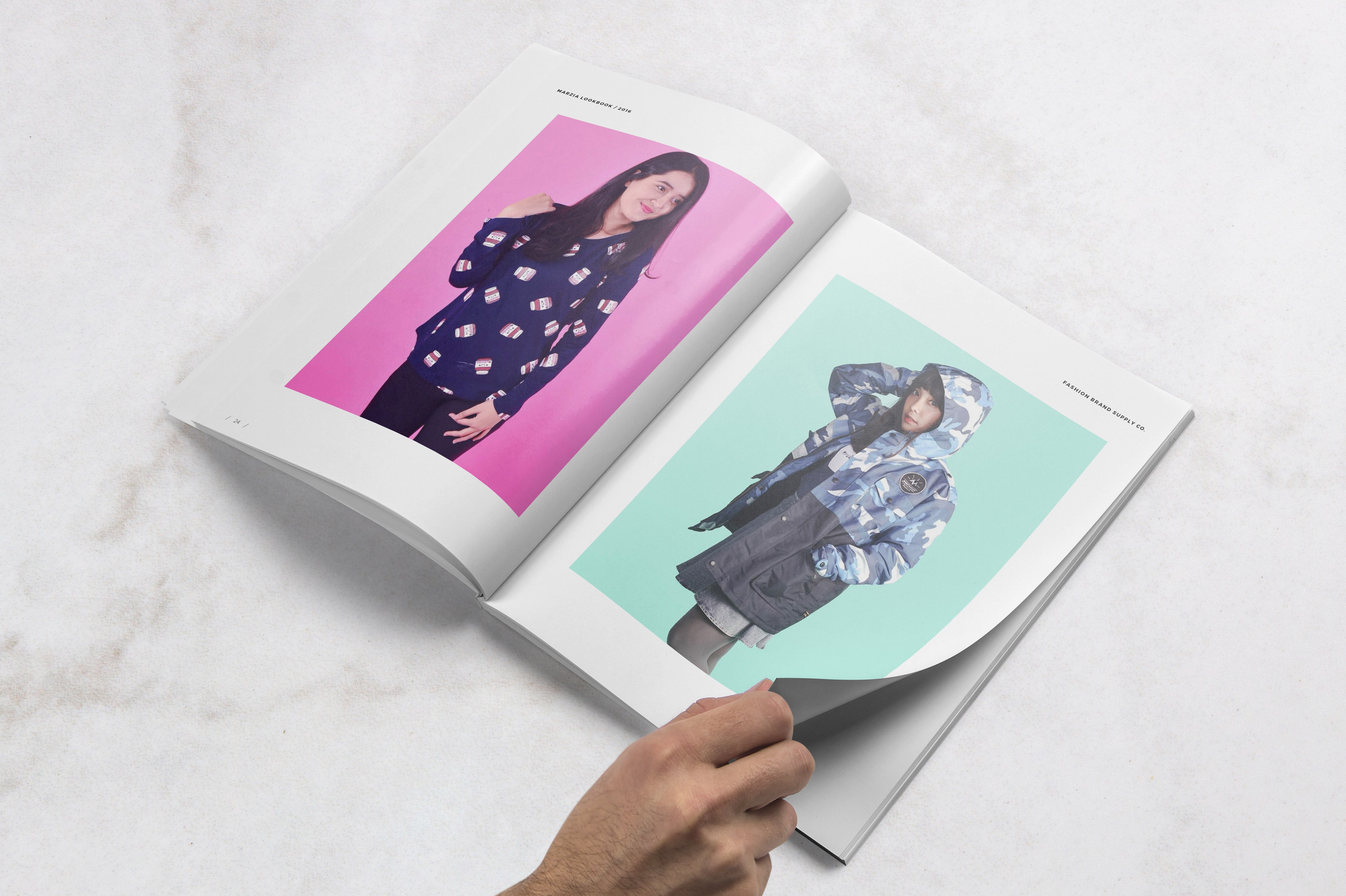 时尚简约的A4宣传册模板 Sleek Minimalist A4 Brochure Template_img_2