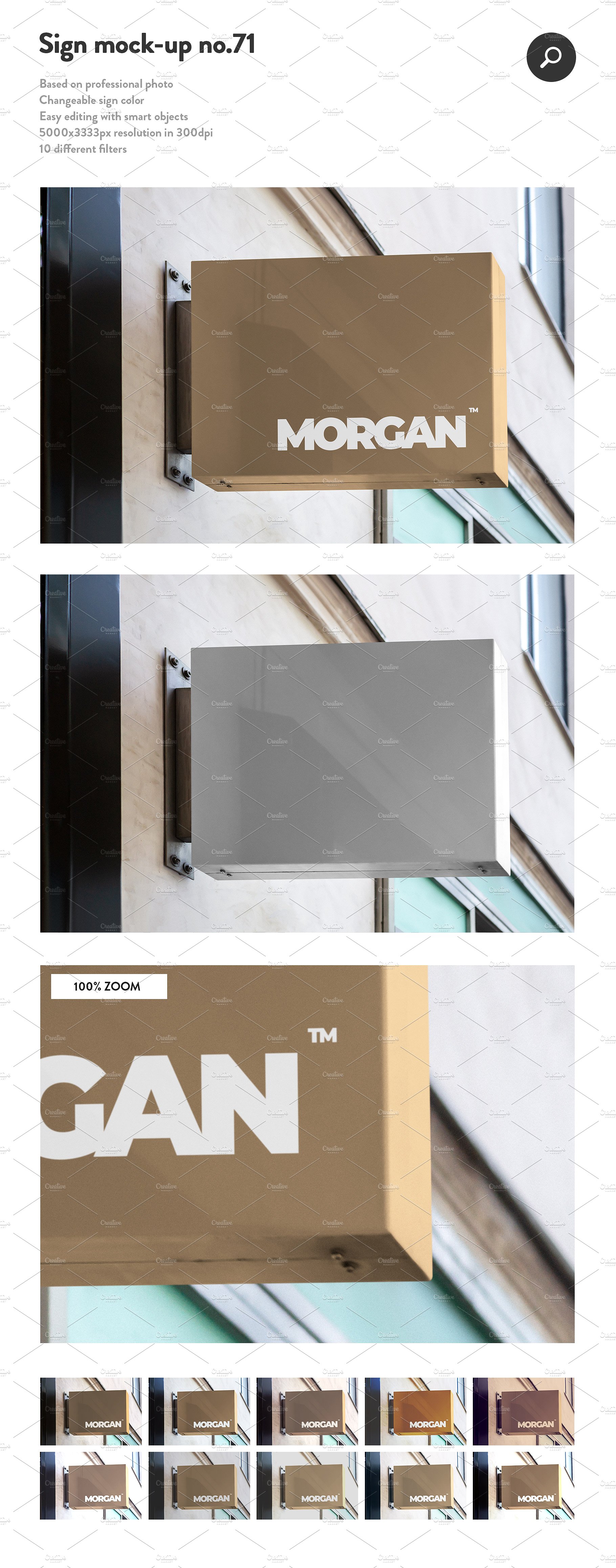 50款商店门头徽标促销广告牌样机 50 Sign Facade Logo Mockup Bundle[4.89G]_img_2