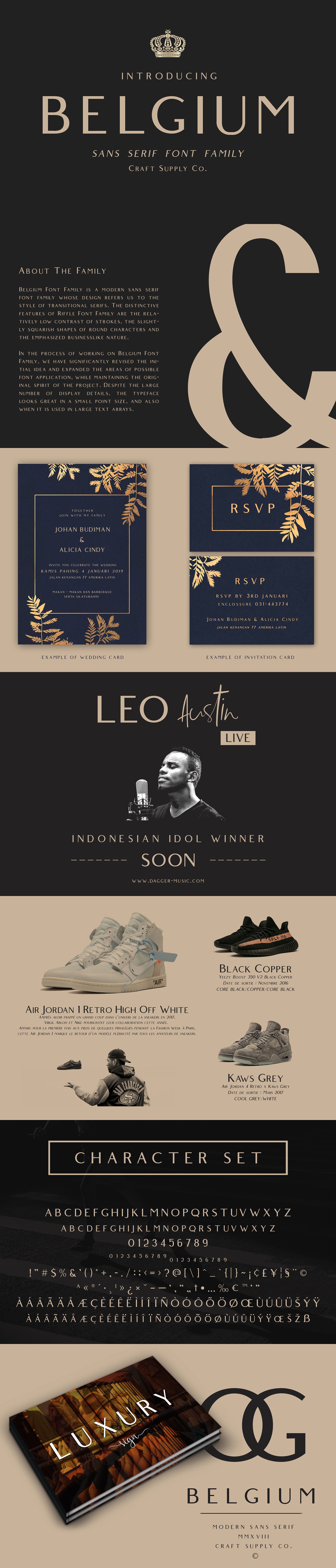 时尚优雅的服装品牌海报杂志字体合集 Stylish And Elegant Clothing Brand Poster Magazine Font Collection_img_2