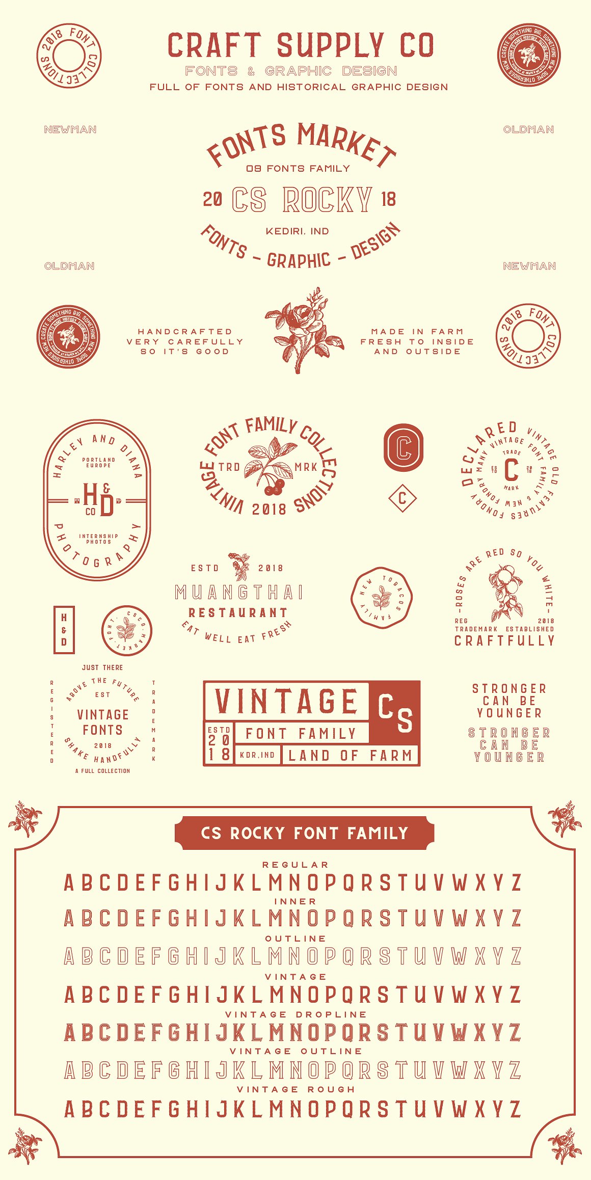 时尚优雅的服装品牌海报杂志字体合集 Stylish And Elegant Clothing Brand Poster Magazine Font Collection_img_2
