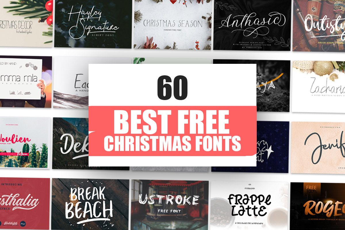 60个最佳的圣诞节日字体 60 Best Christmas Fonts_img_2