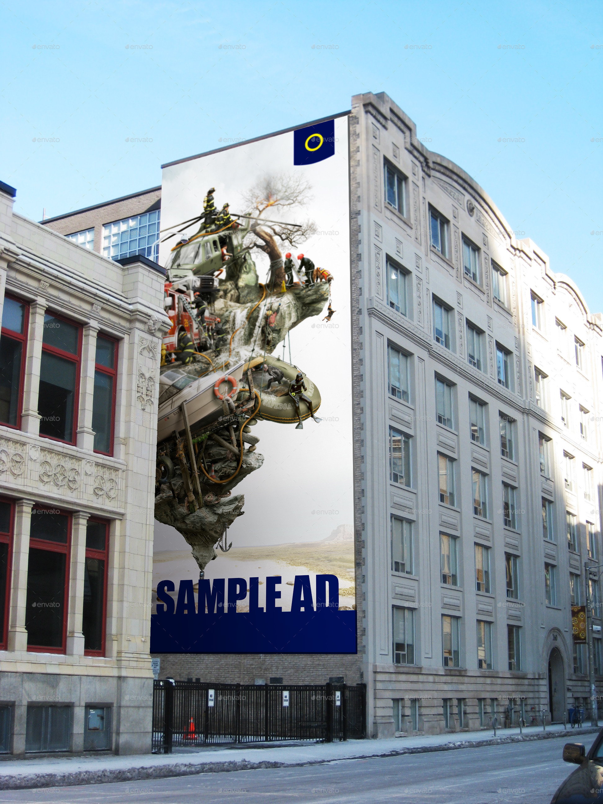 精美的户外广告牌样机合集 Exquisite Outdoor Billboard Prototype Collection_img_2