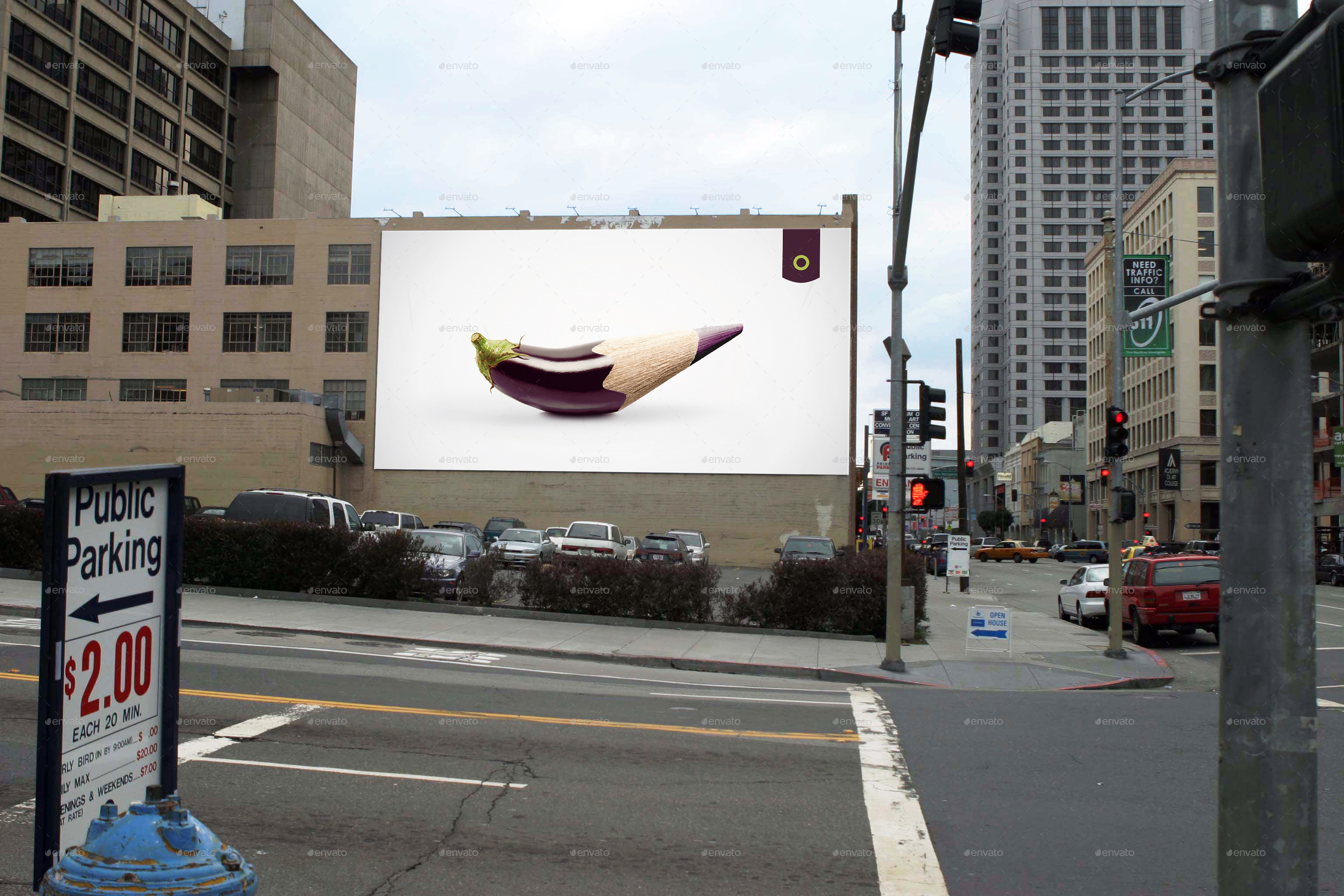 精美的户外广告牌样机合集 Exquisite Outdoor Billboard Prototype Collection_img_2