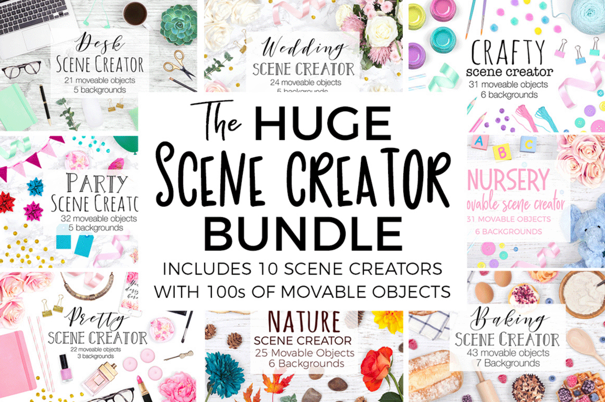 超巨量的节日场景创造者PSD素材 Huge Scene Creator Bundle Description[2.20G]_img_2