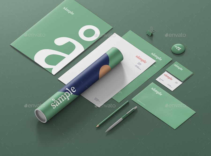 高端精美的VI文具品牌场景展示样机 Stationery Branding Mockup Creator[1.54G]_img_2