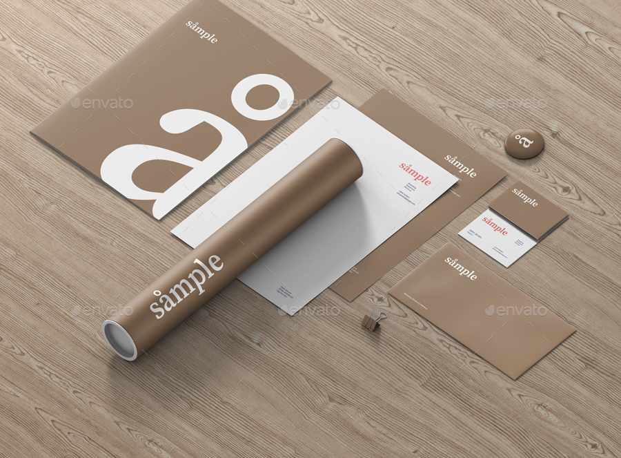 高端精美的VI文具品牌场景展示样机 Stationery Branding Mockup Creator[1.54G]_img_2