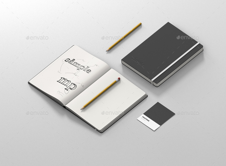 高端精美的VI文具品牌场景展示样机 Stationery Branding Mockup Creator[1.54G]_img_2