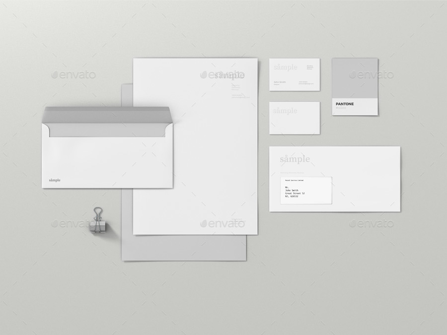 高端精美的VI文具品牌场景展示样机 Stationery Branding Mockup Creator[1.54G]_img_2