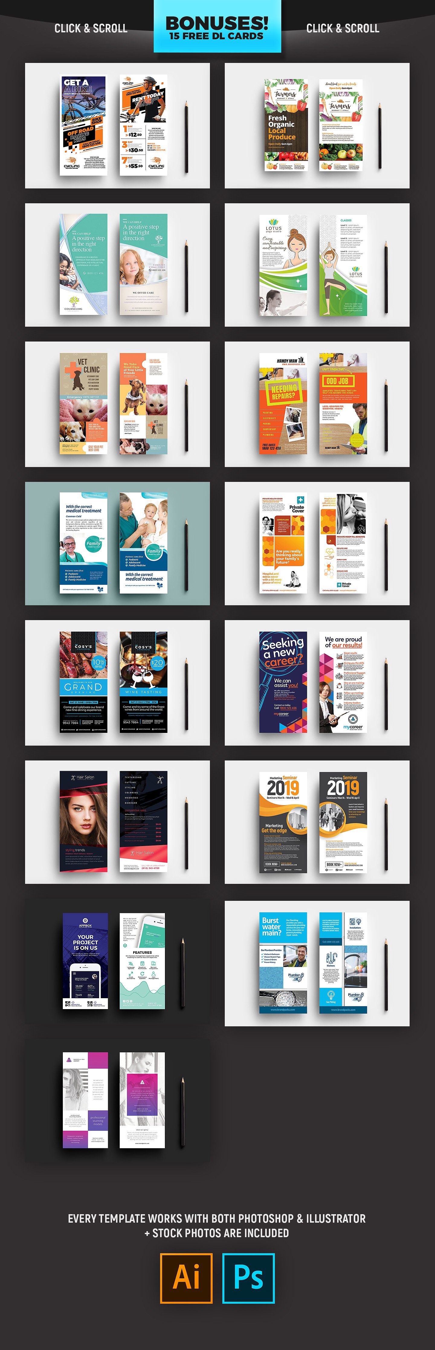 超级实用的100多款双面的产品促销宣传单页模板 100+ Flyer Templates Bundle[4.0G]_img_2