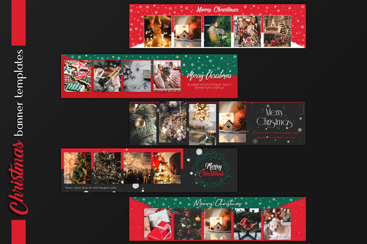 圣诞节和新年Instagram故事卡片模板套装 Christmas Instagram & Card Bundle_img_2