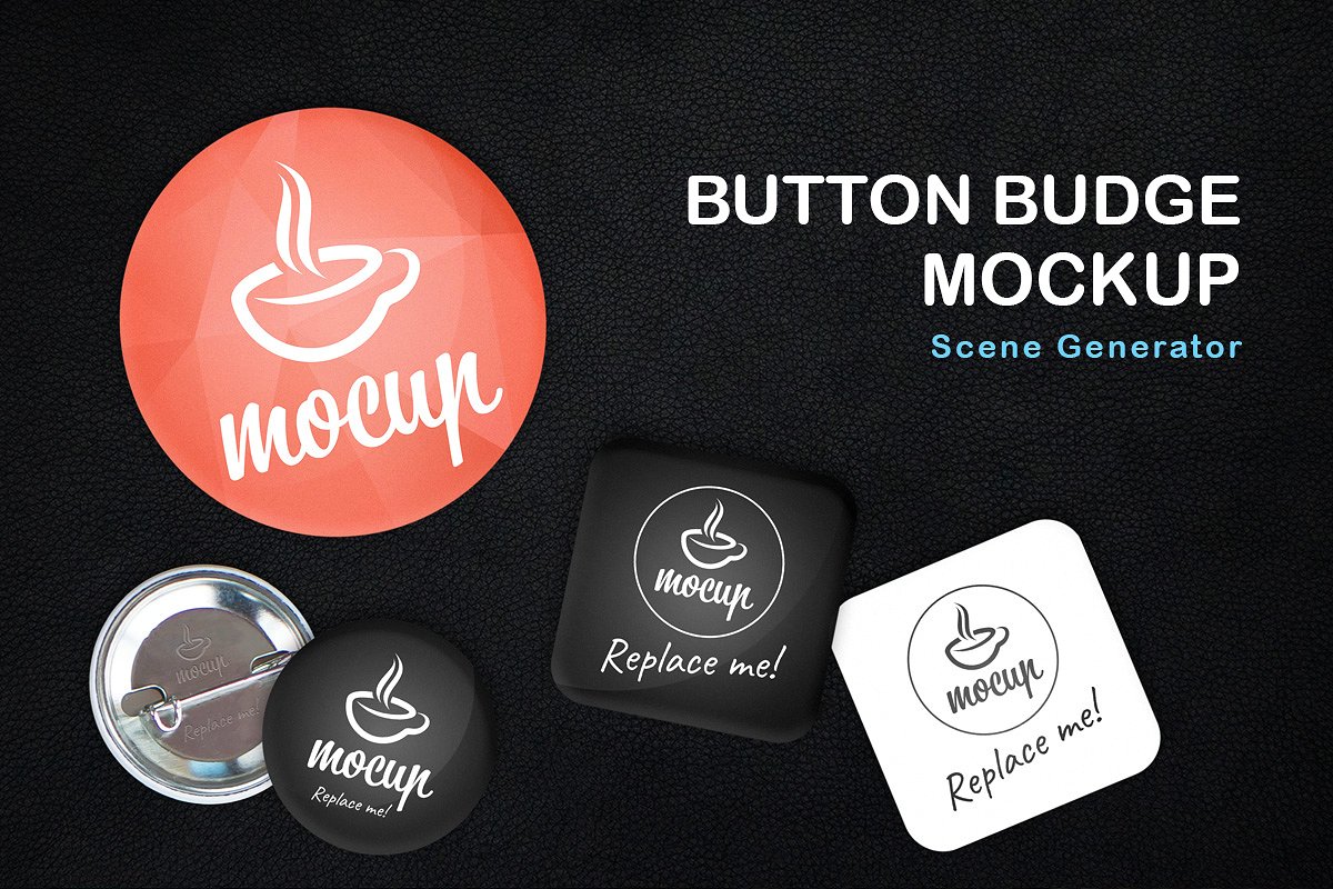 4个场景的品牌标识样机集合 4in1 Mockup Scene Generators Bundle_img_2