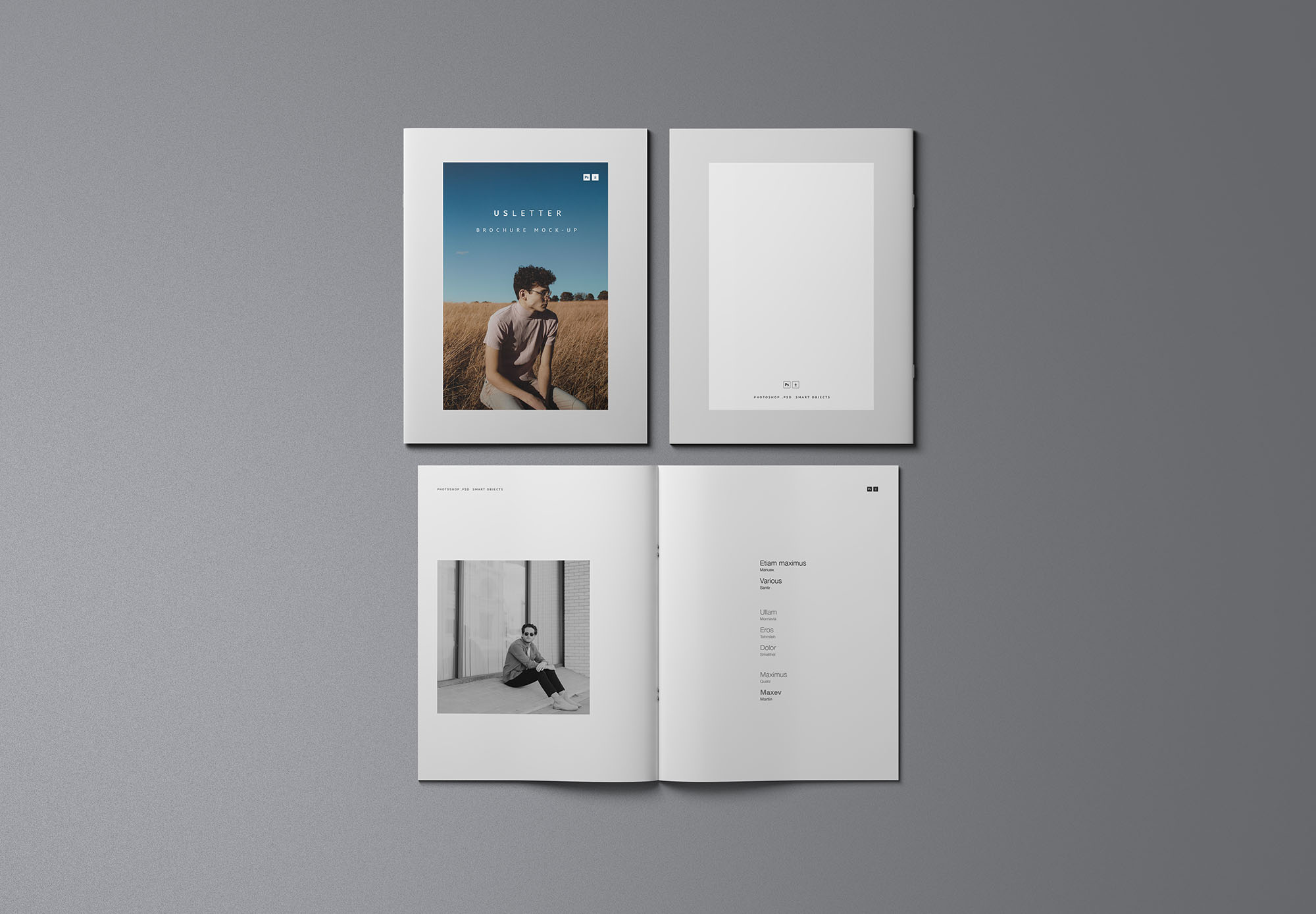 时尚简约优雅的专业画册杂志设计样机展示 Fashion Simple And Elegant Professional Album Magazine Design Prototype Show[2.16G]_img_2
