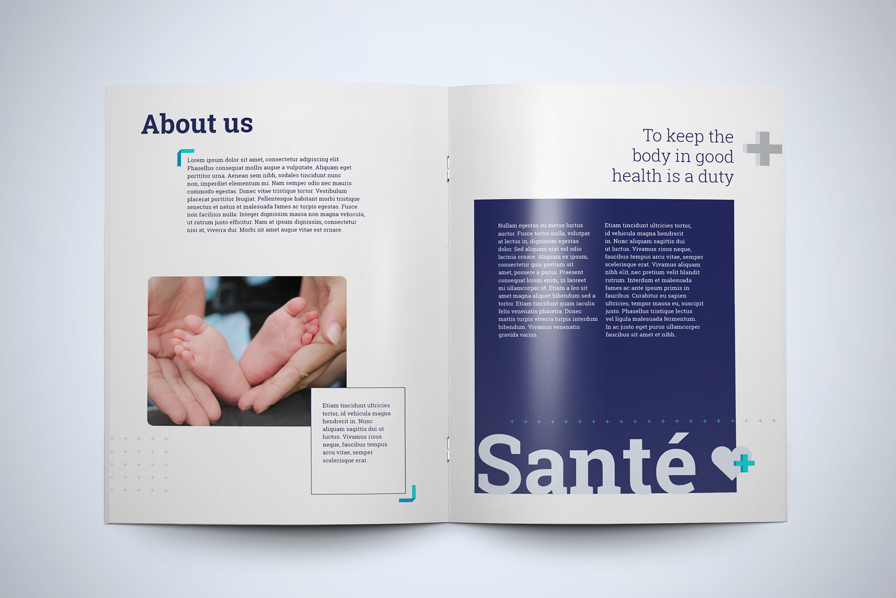 现代简约的医疗服务画册模板 Medico Brochure Template_img_2