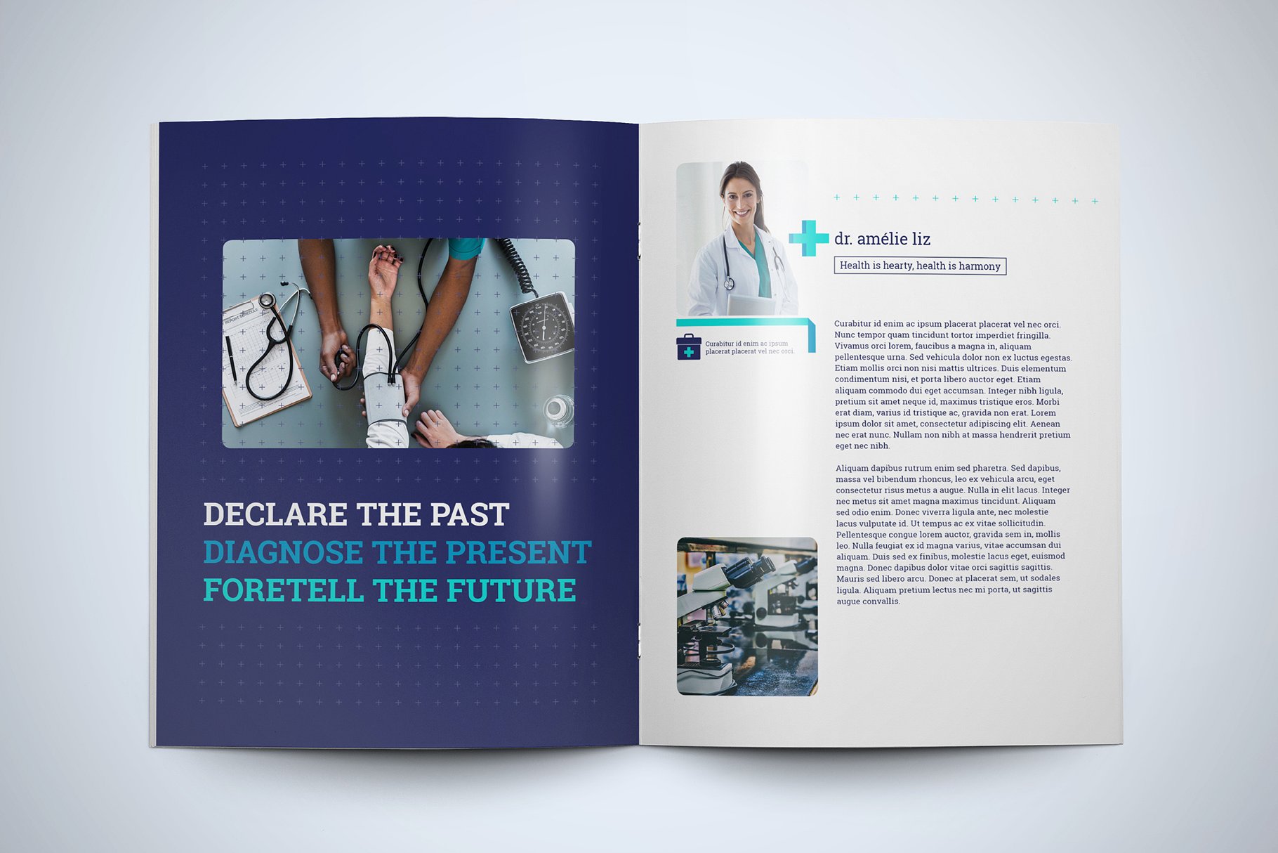 现代简约的医疗服务画册模板 Medico Brochure Template_img_2