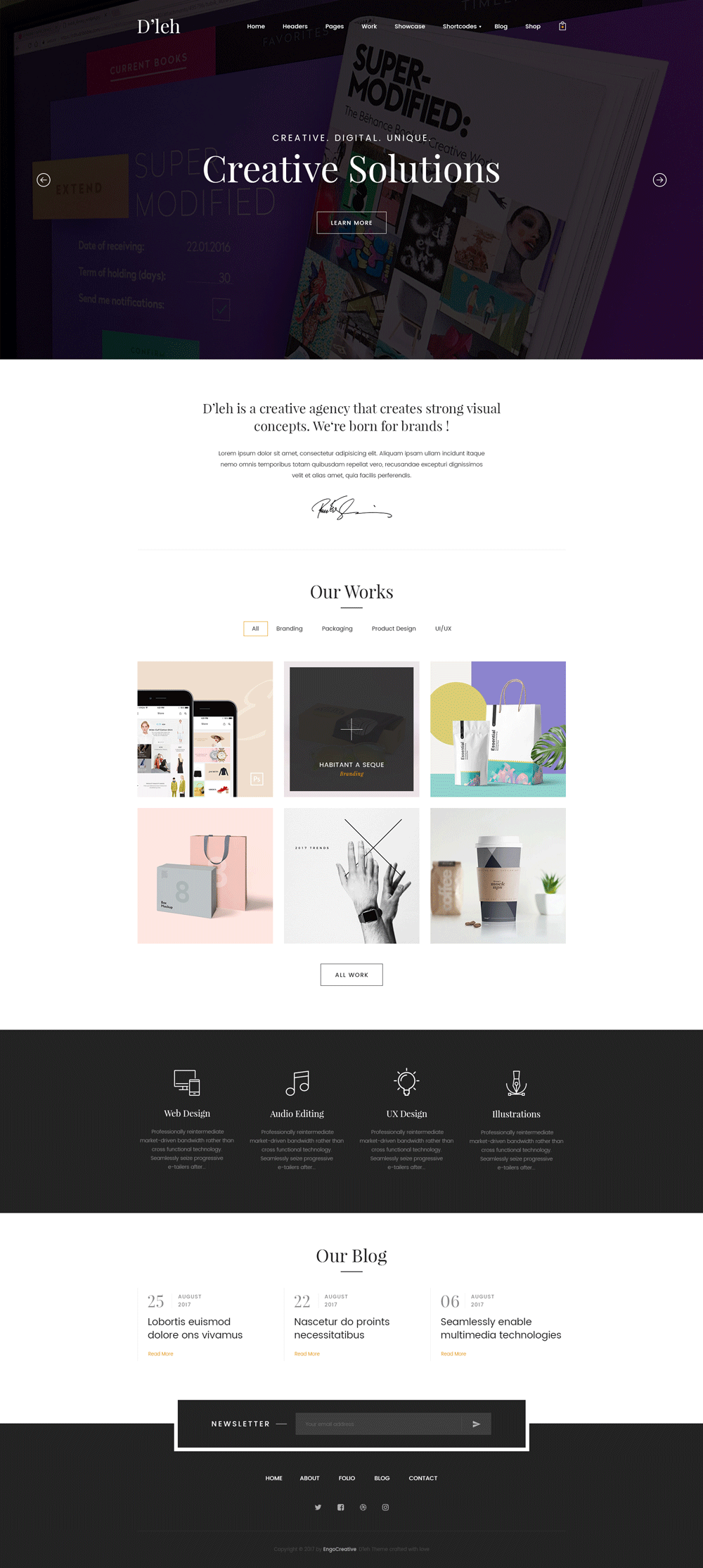 超级优雅的电子商务网站PSD模板 Super Elegant e-Commerce Website PSD Template_img_2