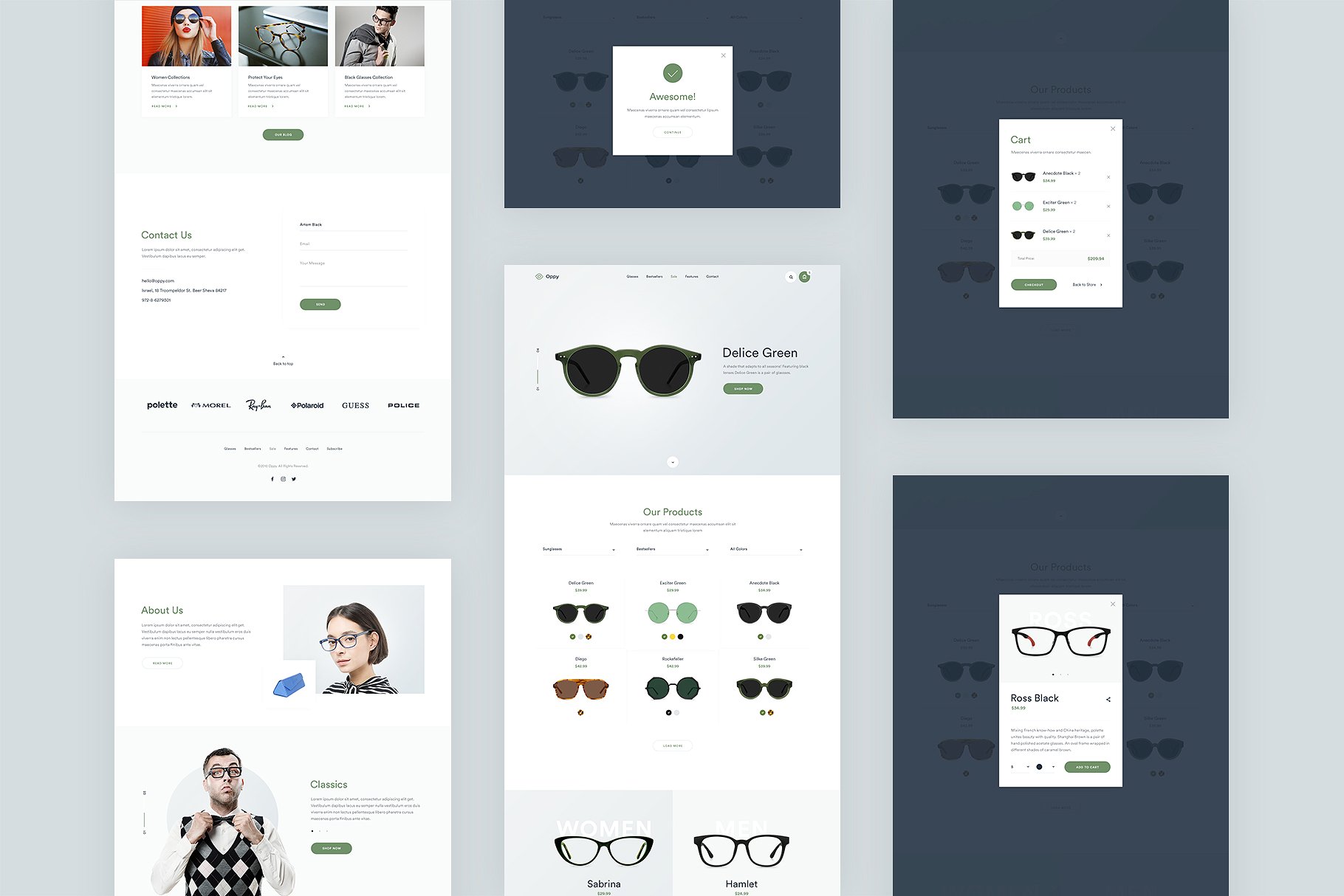 自适应电子商务网站PSD模板 Oppy - Store Single Page PSD Template_img_2