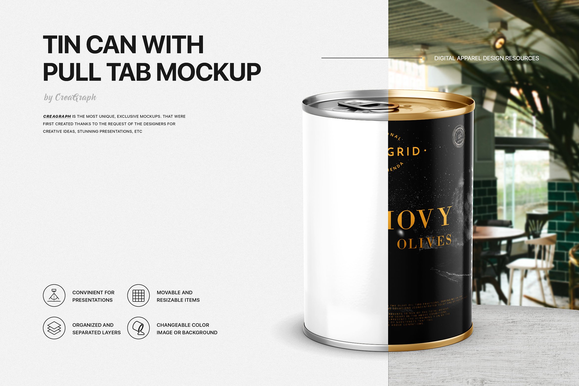 高品质的锡罐样机 Tin Can Mockup Set_img_2