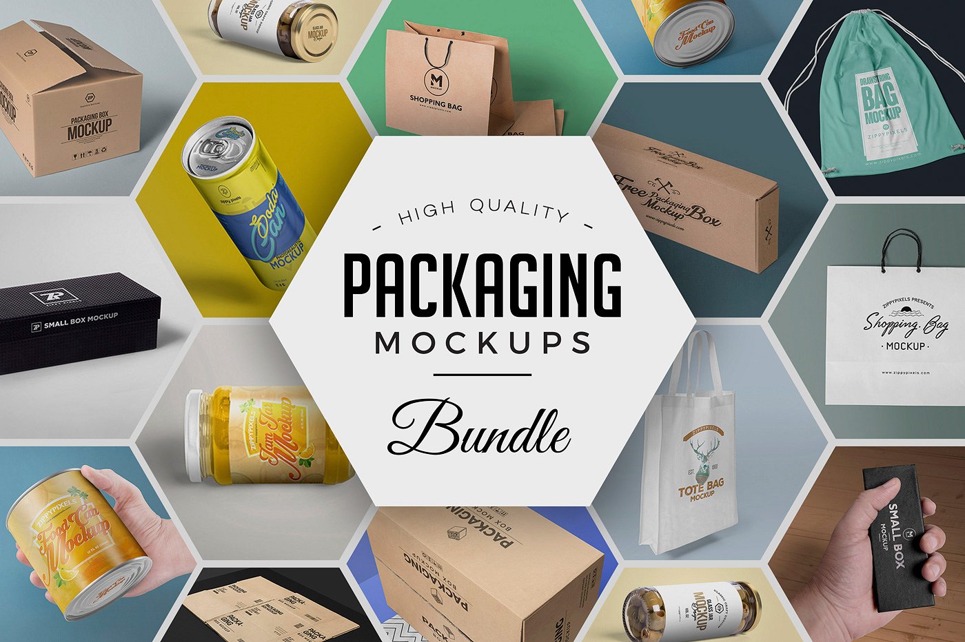 79款惊人奢华的包装样机 79 Amazing Packaging Mockups Bundle_img_2