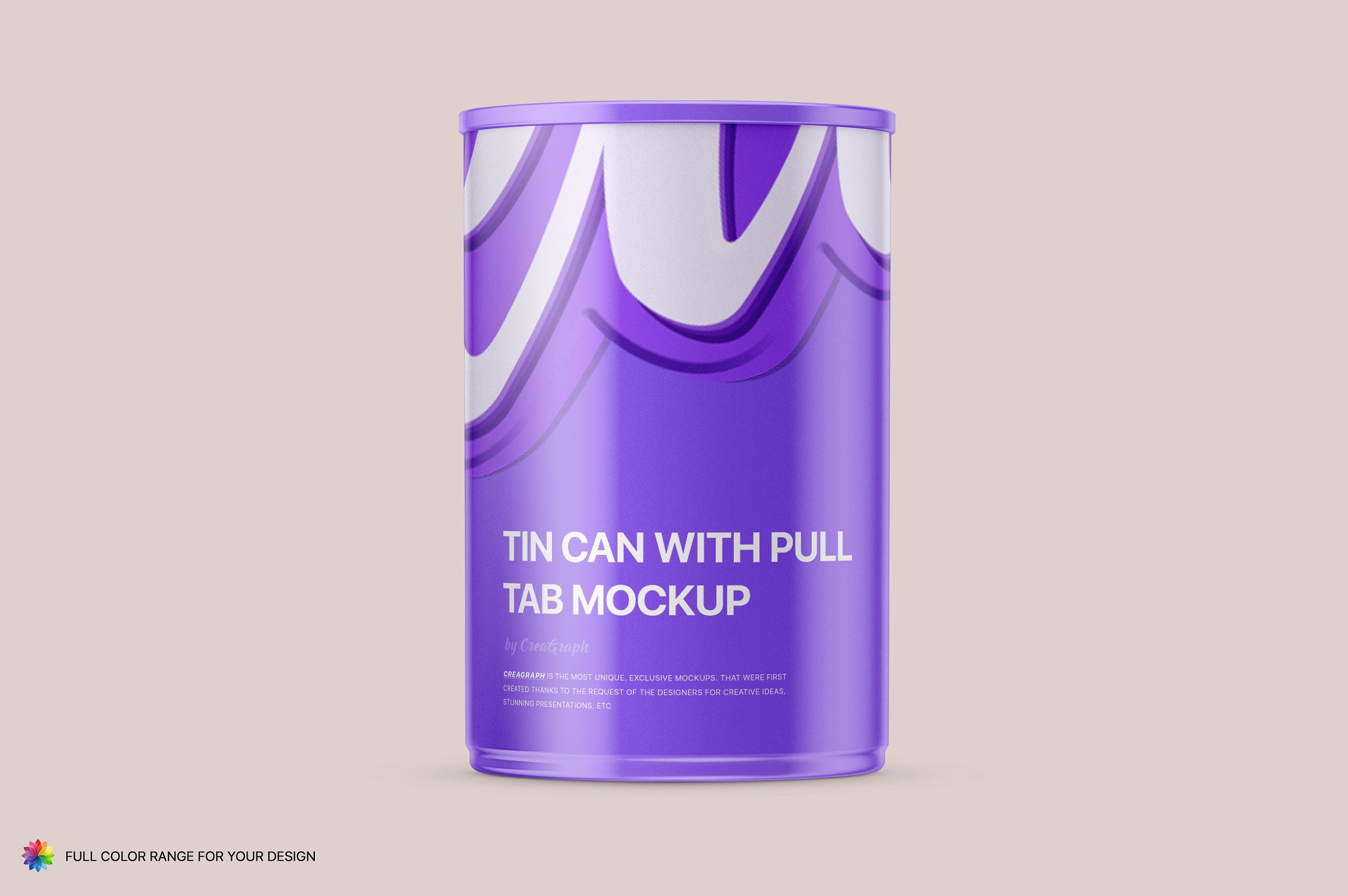 高品质的锡罐样机 Tin Can Mockup Set_img_2