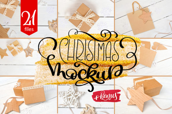 黑色星期五圣诞元素图案套装 Black Friday Christmas Bundle_img_2