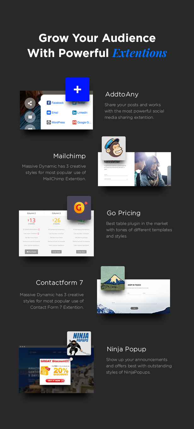 海量动态效果的Wordpress主题网站模板 Massive Dynamic Effect Wordpress Theme Website Template_img_2