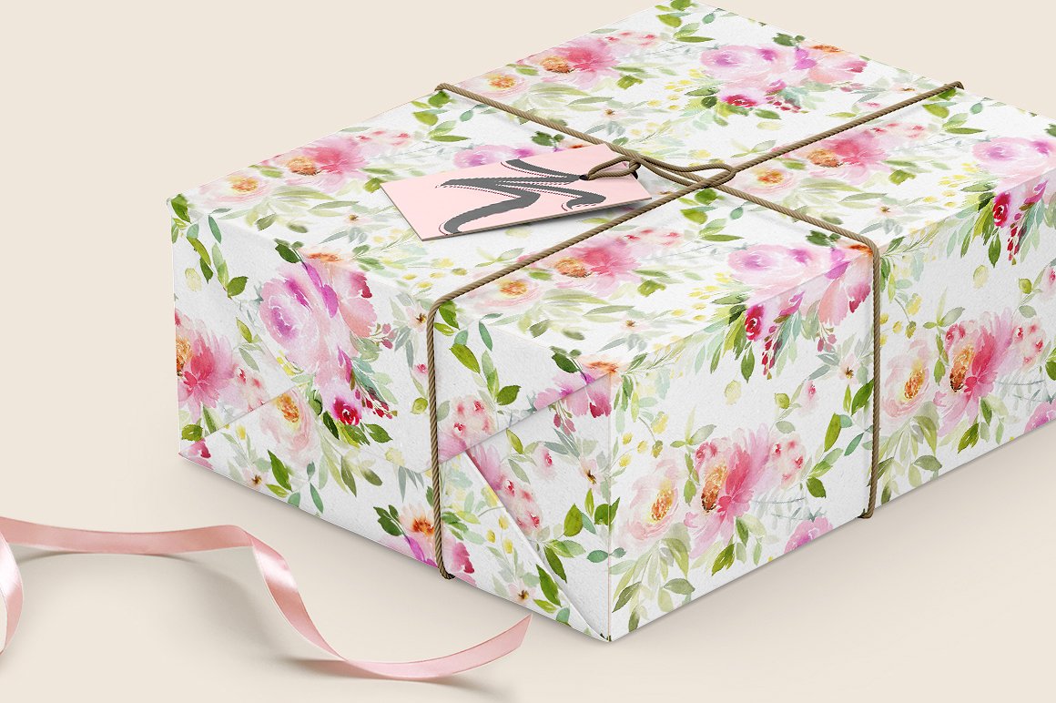 精美的手绘花卉水彩合集 Exquisite Hand-Painted Floral Watercolor Collection_img_2