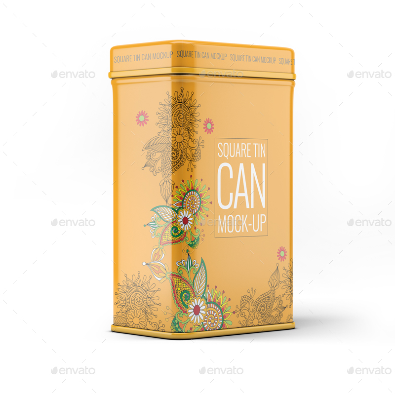 3款方形的茶叶铁罐实体模型样机 Tin Cans Mockup Bundle_img_2