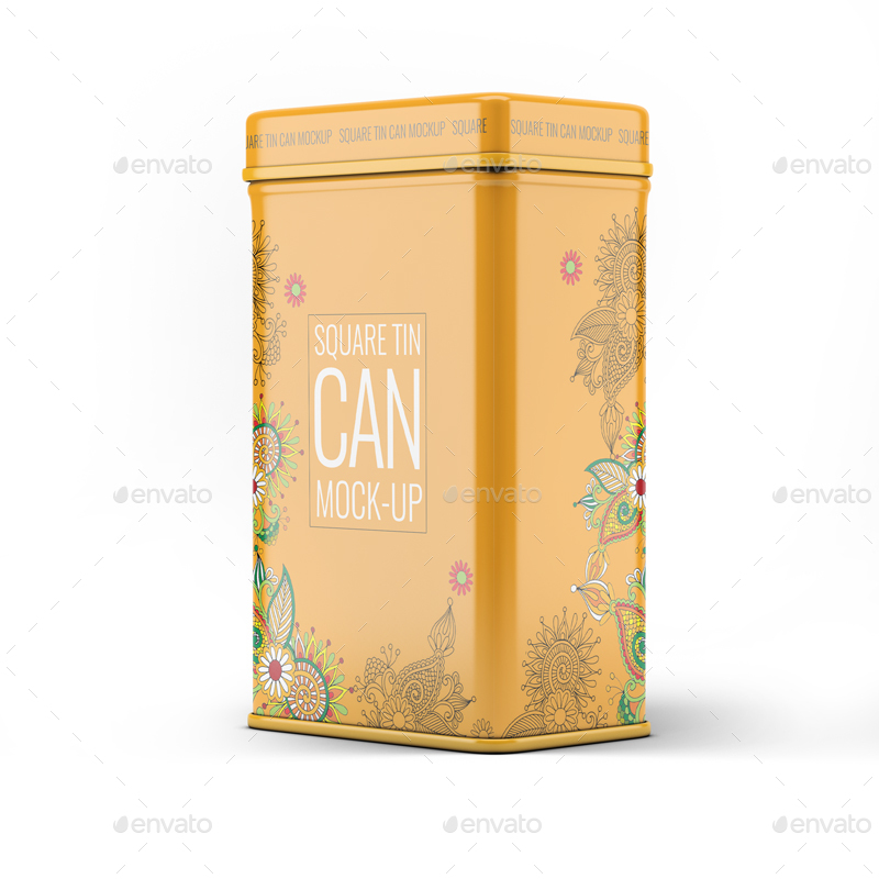 3款方形的茶叶铁罐实体模型样机 Tin Cans Mockup Bundle_img_2