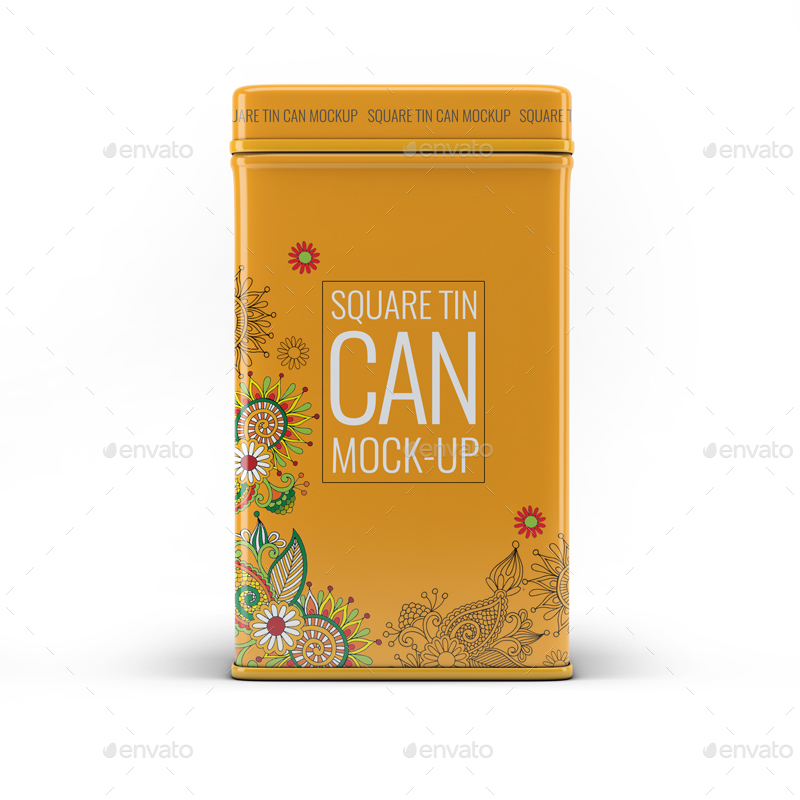 3款方形的茶叶铁罐实体模型样机 Tin Cans Mockup Bundle_img_2