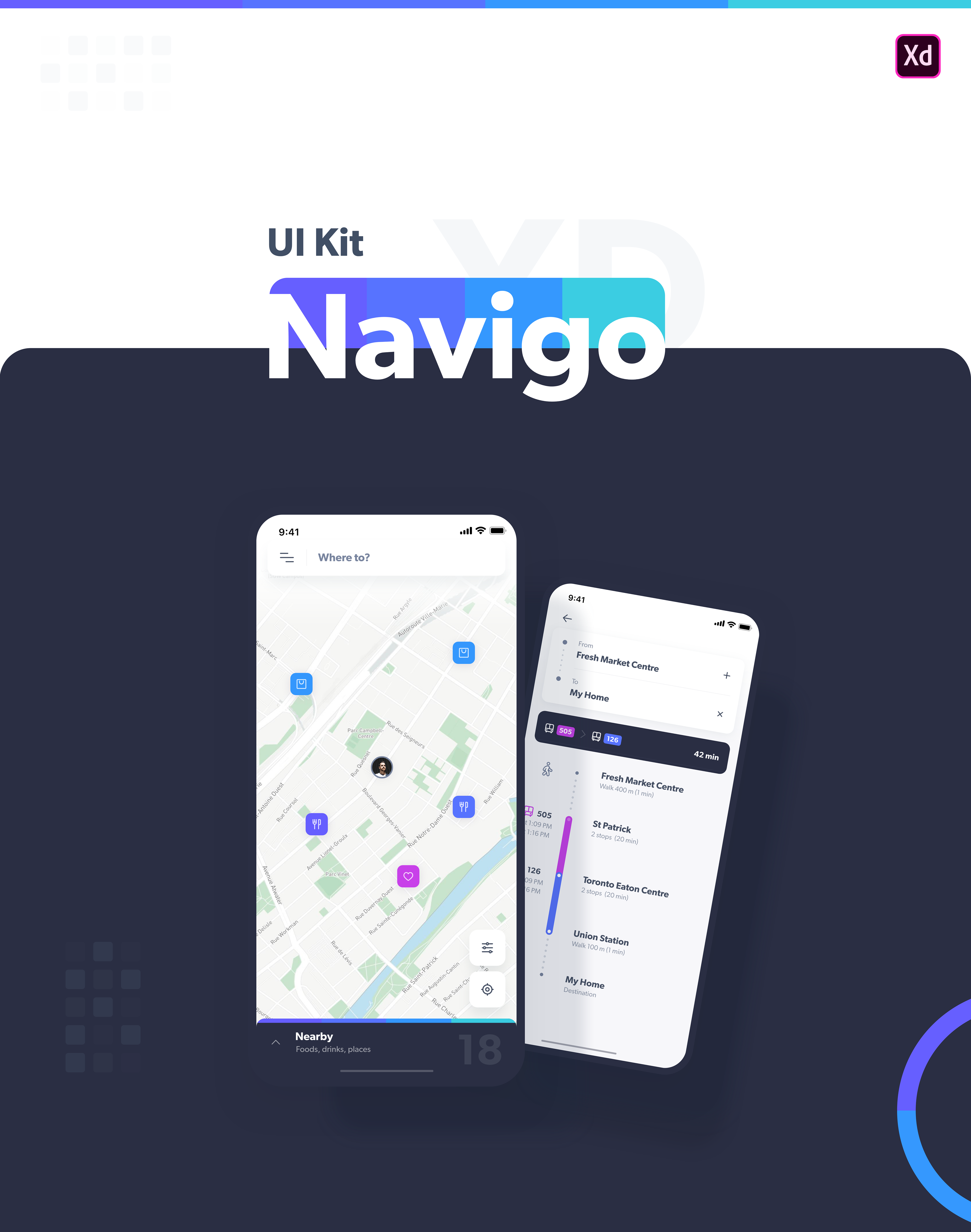 NAVIGO运输UI工具包 Navigo Transportation UI Kit_img_2