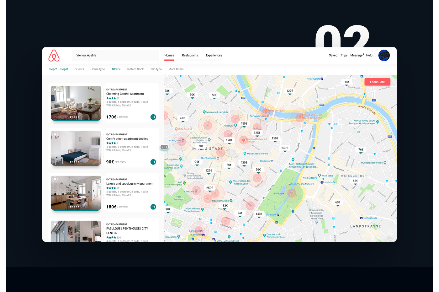 Airbnb网站新概念 - UX / UI重新设计 Airbnb - UX/UI Website Redesign Concept_img_2