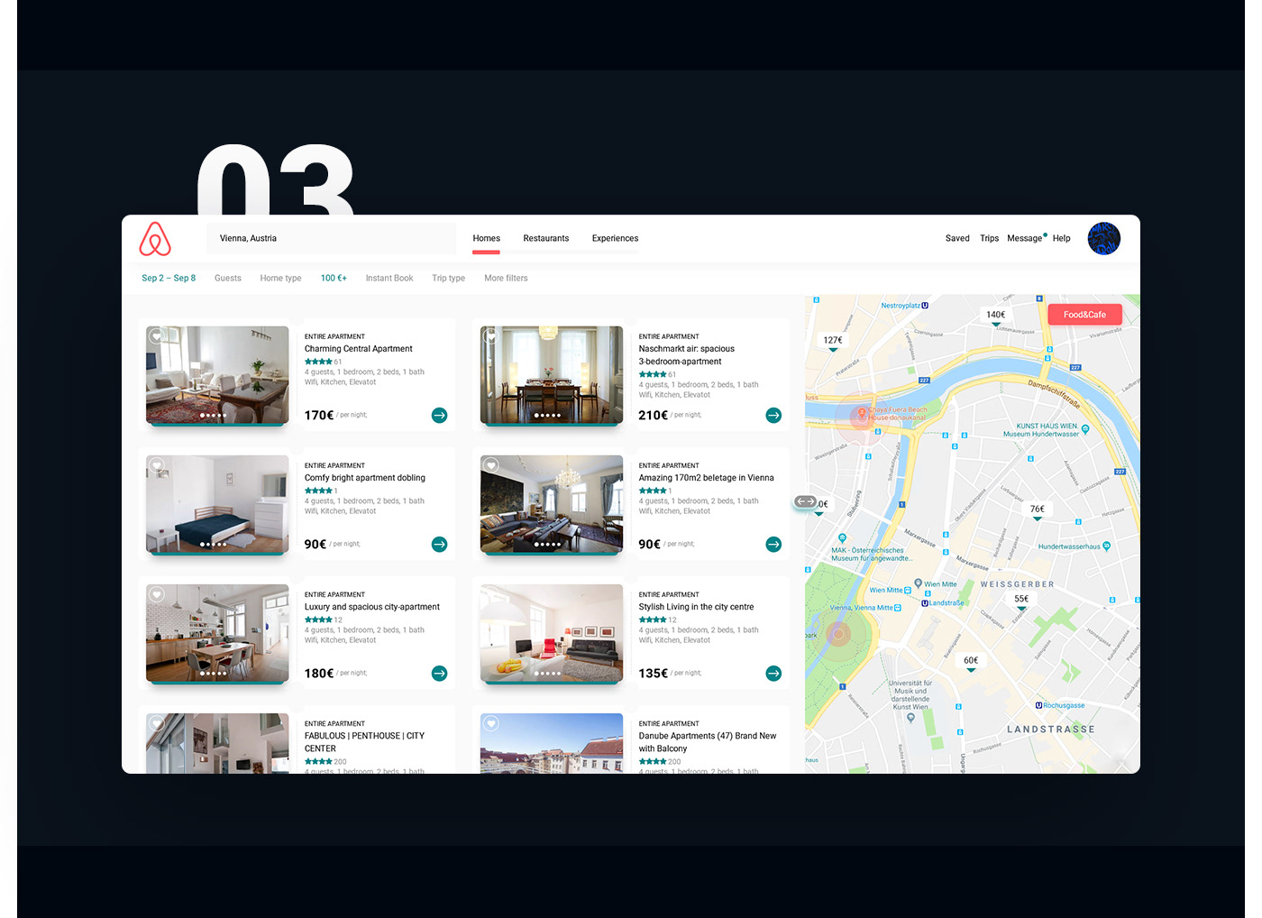 Airbnb网站新概念 - UX / UI重新设计 Airbnb - UX/UI Website Redesign Concept_img_2