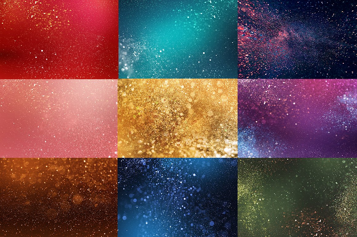 迷离闪烁星团和宇宙背景套件 Stardust Universe Background Kit_img_2