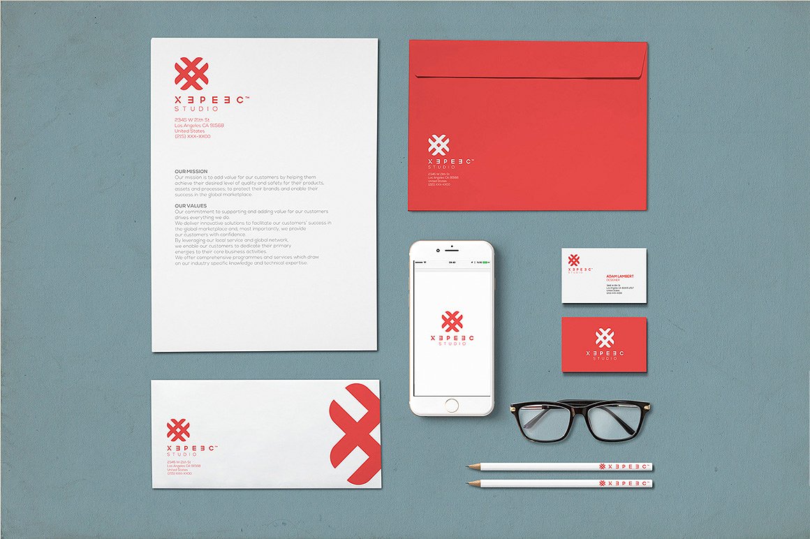 现实的品牌及形象展示样机 Realistic Branding & Identity mockup_img_2