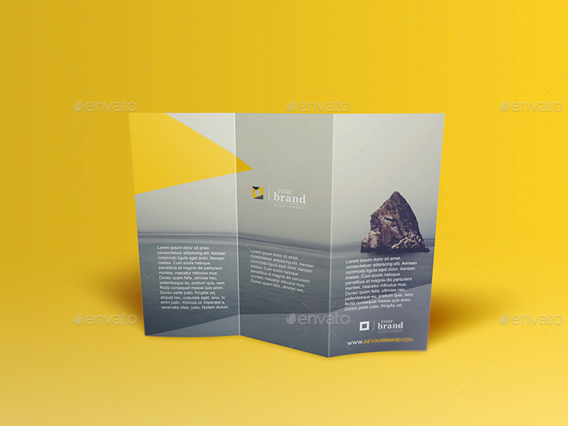 黄色系企业形象品牌样机大全 Corporate Identity - Branding Mockups_img_2
