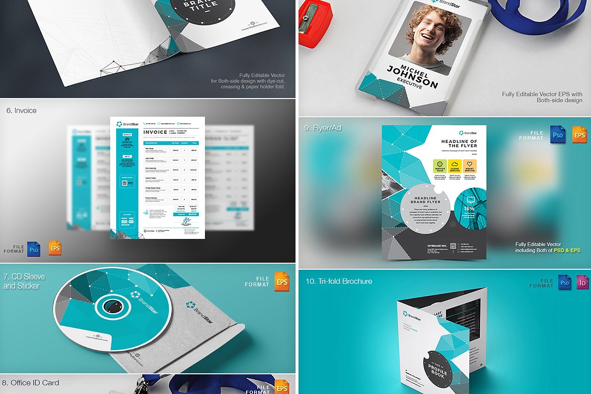 公司业务品牌标识一站式包 Branding Identity One-Stop Pack_img_2