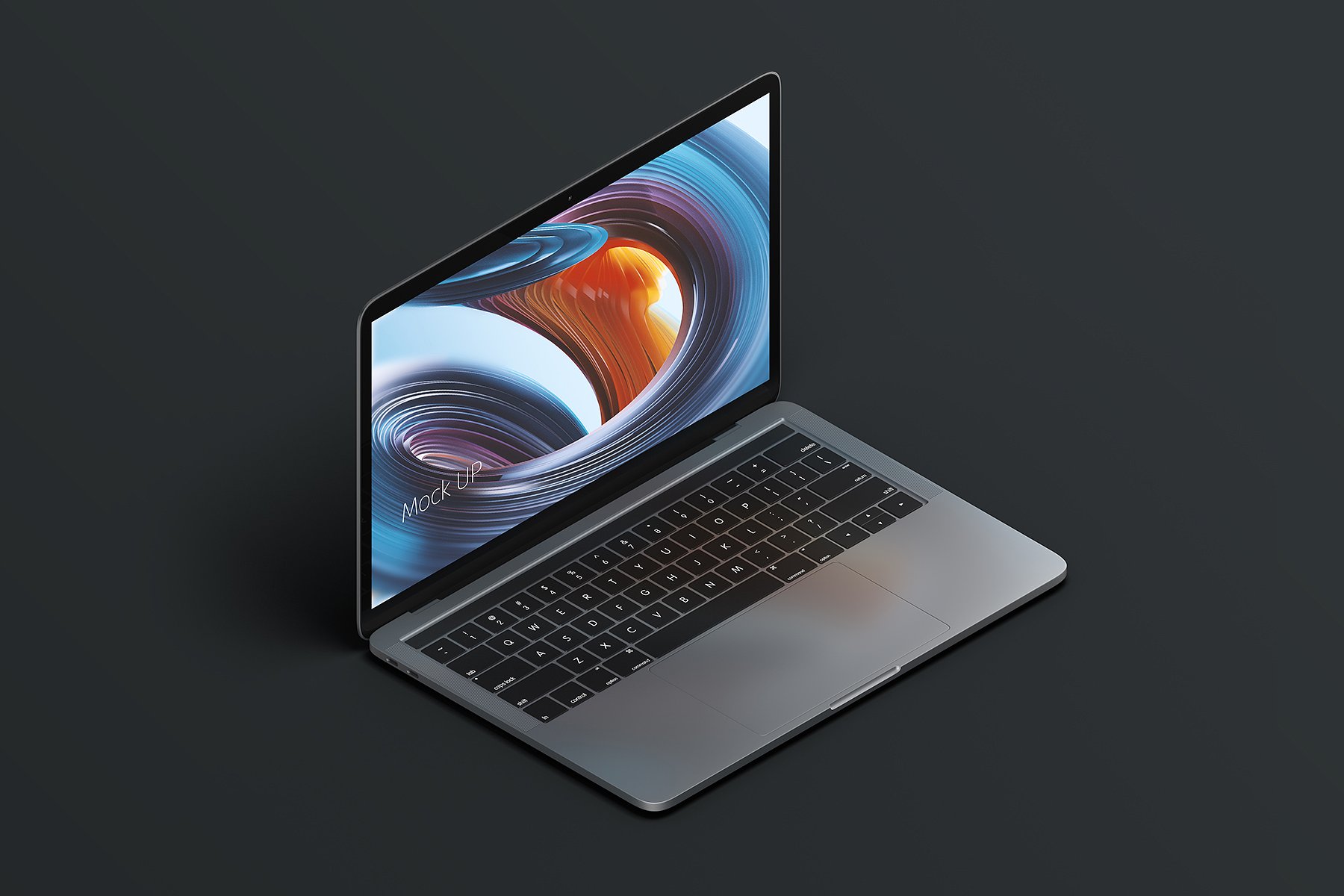 精美的MacBook Pro的创意样机 Macbook Pro Creative Mockup_img_2