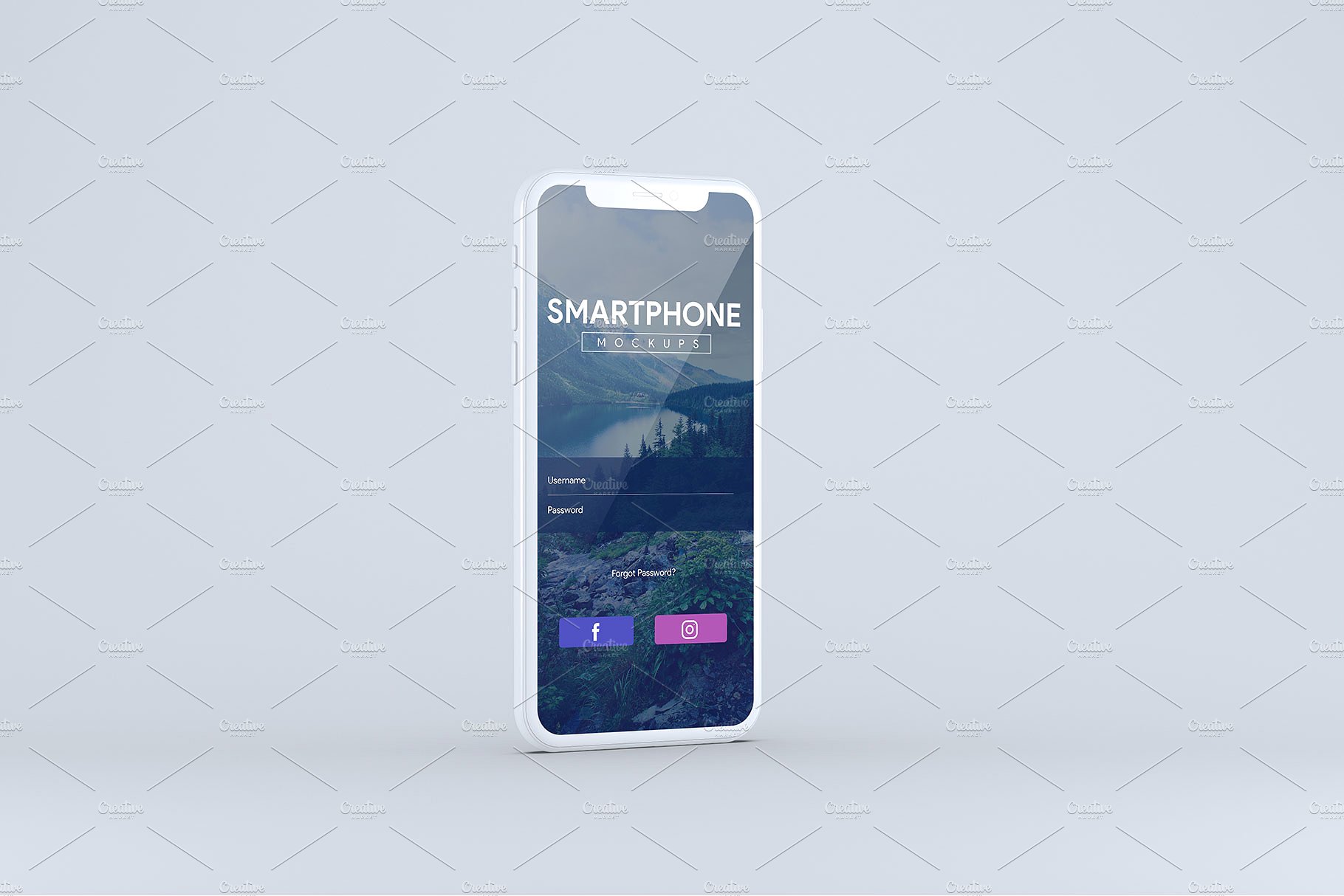 智能手机模拟式窗样机VOL 3 Smartphone Mockups VOL 3_img_2