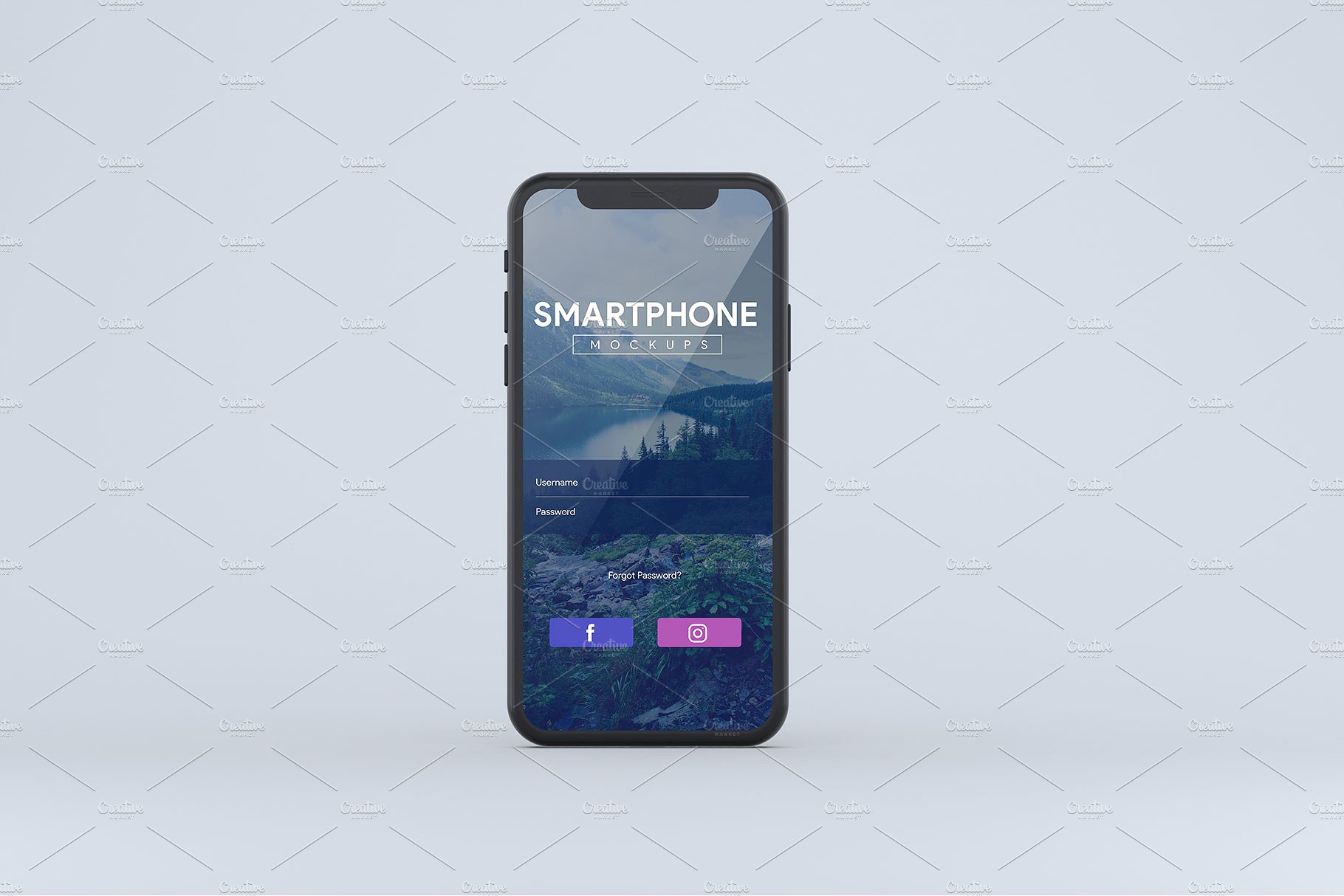 智能手机模拟式窗样机VOL 3 Smartphone Mockups VOL 3_img_2