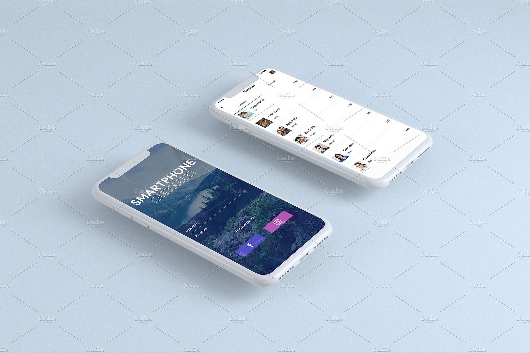 智能手机模拟式窗样机VOL 3 Smartphone Mockups VOL 3_img_2