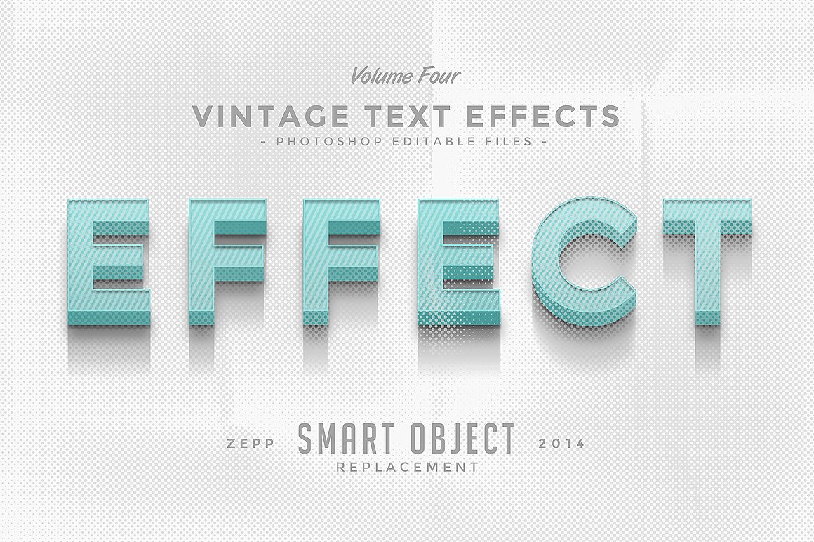 复古文字效果VOL.4 Vintage Text Effects VOL.4_img_2