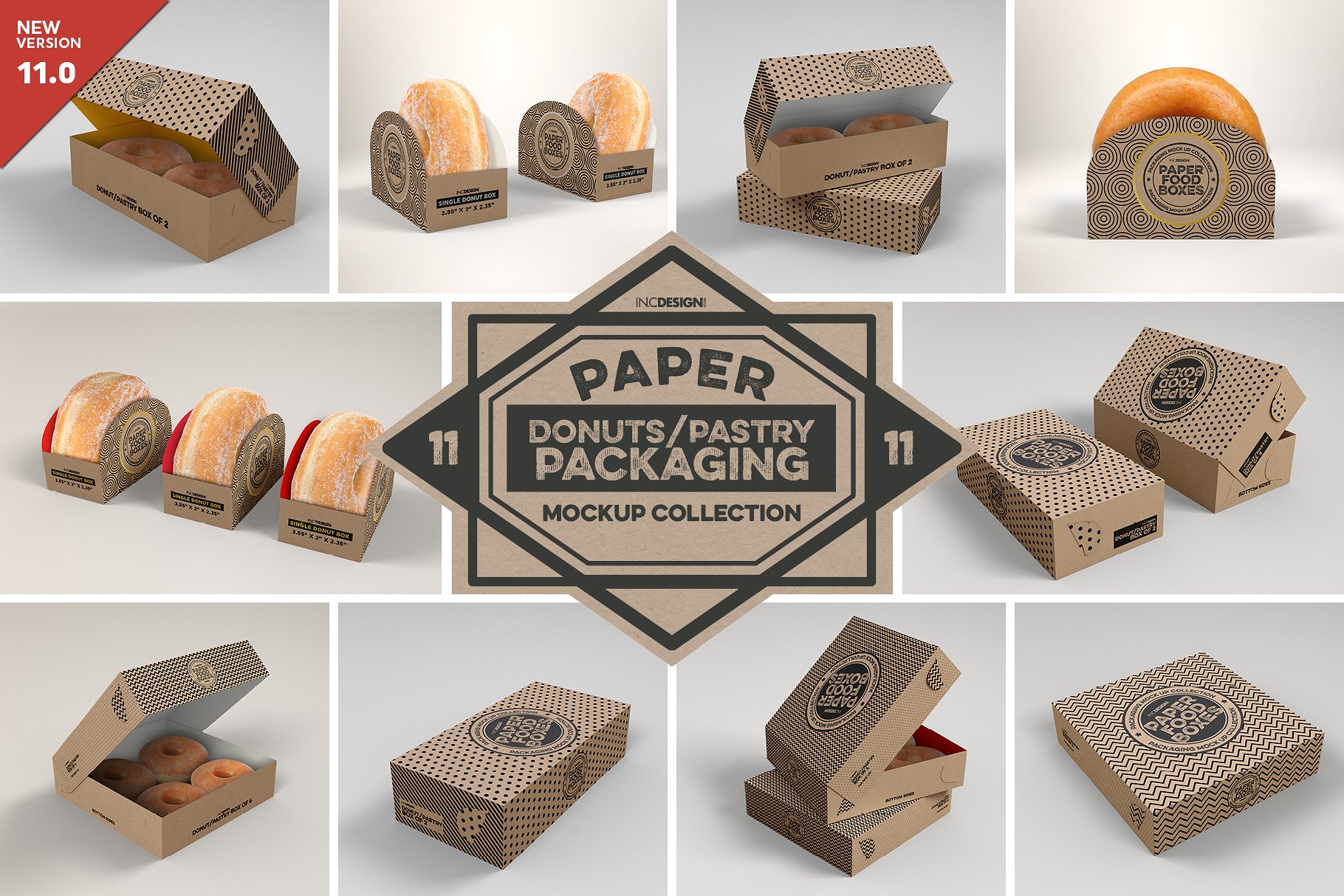 纸质食品盒包装样机VOL.11 Food Box Packaging Mockups VOL.11_img_2