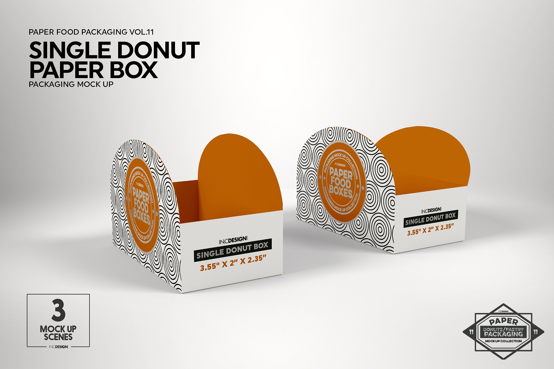 纸质食品盒包装样机VOL.11 Food Box Packaging Mockups VOL.11_img_2