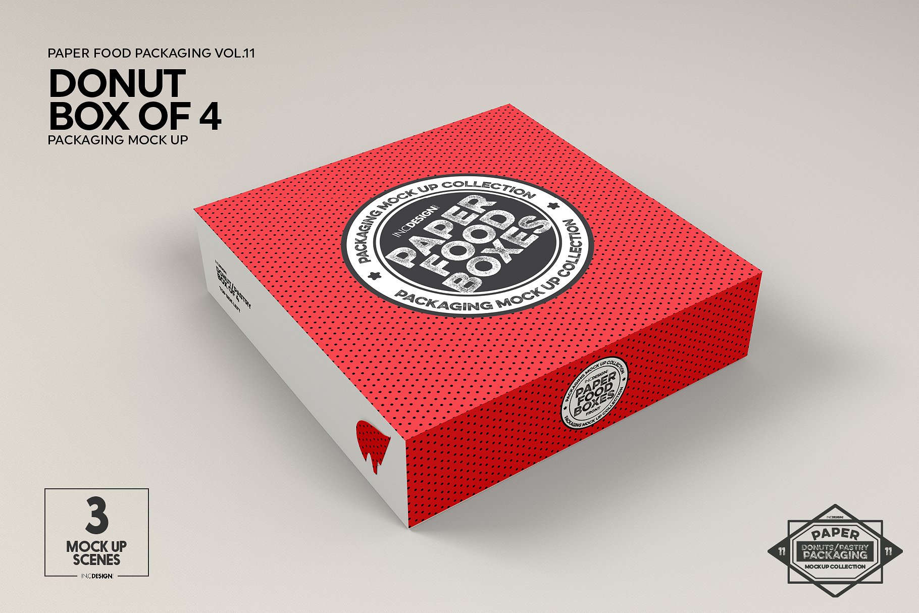 纸质食品盒包装样机VOL.11 Food Box Packaging Mockups VOL.11_img_2